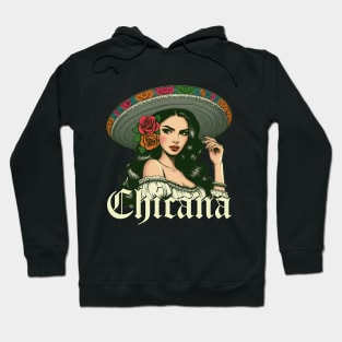 chicana mexican latina girl Hoodie